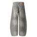 Men's Clothing Retro High Street Ink Splashed Jeans Design Sense High End Scimitar Niche Pants_mkmklike.com