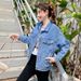 Chicco Spring And Autumn New Korean Style Loose Plus Size Denim Jacket For Women, Internet Celebrity Live Trendy Versatile_mkmklike.com