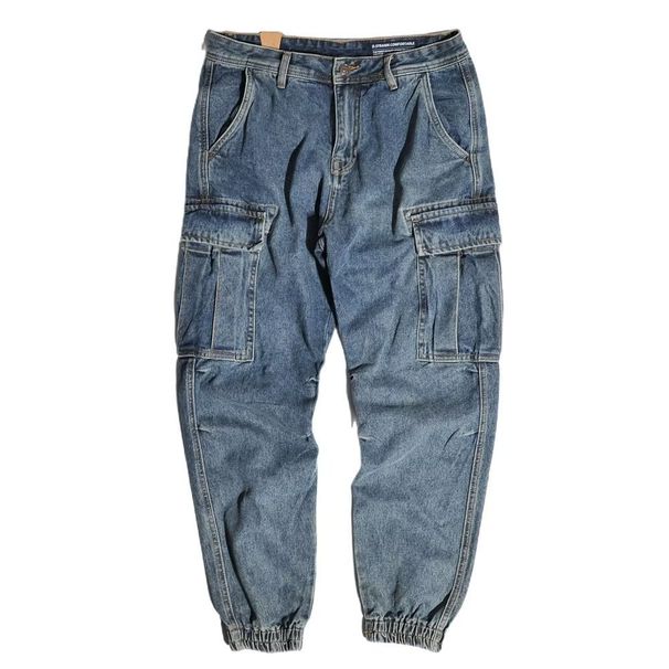 Men's Work Pants - Loose Fit Stretch Denim Trousers | Fashionable Durable Casual Jeans For Summer 2025 | Trendy Streetwear Essential (M-3XL)_mkmklike.com