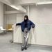 Korean Style Grey Wave-Pattern Flared Jeans – Clean Fit, Slimming & Leg-Lengthening Casual Pants_mkmklike.com