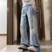 "Men's Classic Blue Denim Jeans – Comfortable Straight Fit Stretch Jeans (Sizes S To 3XL)"_mkmklike.com