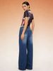 K Fashionable Retro High Waisted Loose Straight Leg, Floor Hugging Women's Jeans_mkmklike.com