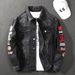 Loom High-end Distressed Denim Jacket For Men, Trendy Brand, European And American Street Style, Beggar Jacket, Loose Fit,_mkmklike.com