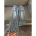 Men's Distressed Washed Denim Jeans - Relaxed Straight Leg With Cat Whisker Details, High Street Vibe, Comfortable Fit For Casual Wear_mkmklike.com