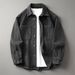 Retro Denim Shirt Men's Autumn Vintage Washed Casual Jacket Spring And Autumn Coat_mkmklike.com