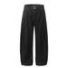 Men's Scimitar Jeans Versatile Loose Wide-Leg High Street Fashion Stitched Split Patchwork Casual Dad Pants_mkmklike.com
