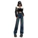 In-stock Wholesale Fleece-lined Thickened Stretch Straight-leg Pants, High-waisted Slimming Fashionable Versatile_mkmklike.com