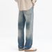 CLEANFIT New Jeans Men's Loose Straight Drape Large Size Mid-waist Trousers American Double Craft Trendy Brand_mkmklike.com