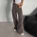 Leopard Print Denim Jeans Loose Fit Straight Leg Casual Wide Leg Pants For Spring Autumn_mkmklike.com