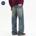 Nordmann Muqiu Clothing | American Street Style Cleanfit Washed Jeans Men's Trendy Brand Vintage Design Patchwork Long Pants_mkmklike.com