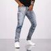 Men's Ankle-Length Jeans Demin Pants 2025 American And European Style Fashion Basic Trousers Men Casual Street Demin Pants New_mkmklike.com