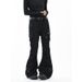 Unisex Multi-Pocket Cargo Pants With Studded Details – Slim Fit & Flared Hem (Urban Utility Style For Men & Women)_mkmklike.com