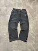 Men's Clothing 25th Autumn European And American Men's Retro Washed Embroidered Straight Jeans_mkmklike.com