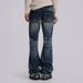 2025 New Micro-flared Jeans Men's And Women's Y2k Retro Washed Boots Goth High Street Trousers_mkmklike.com