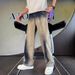 Men's Streetwear Straight Leg Jeans - Heavyweight Washed Denim Pants With Vintage Look (Yellowish Blue, S-Xxxl)_mkmklike.com