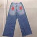 Men's Clothing High Street Jeans Hip Hop Loose Design Street Straight Wide Leg Trousers_mkmklike.com