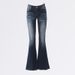 Vintage Low-Rise Flare Jeans For Women – Stretchy Bootcut Denim Pants With Extended Length (XS-XL, Retro Wash)_mkmklike.com