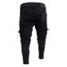 2025 Cross-Border Exclusive For Europe And America Hot-Selling Men's Jeans Trendy Knee Ripped Zipper Skinny Pants_mkmklike.com