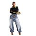 Women's Clothing Women's Denim Jeans Cross-Over Design Deconstructed Layered Washed For Formal & Casual For Women_mkmklike.com