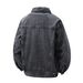 Men's Vintage Denim Jacket – Classic Button-Up Collar Workwear Coat, Stylish & Versatile For Casual & Outdoor Wear_mkmklike.com