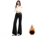 Versatile American-style Spicy Girl Wide-leg 2025 Autumn And Winter Non-clingy Versatile Flared Pants Floor-length_mkmklike.com