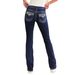 Women's Clothing Denim Trousers Retro Double Button Jeans_mkmklike.com