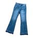 Vintage Washed Distressed Straight Leg Bootcut Jeans For Men - Retro Wesley Zuma Style Denim Pants With Frayed Hem (Light Blue, S/M/L/Xl)_mkmklike.com
