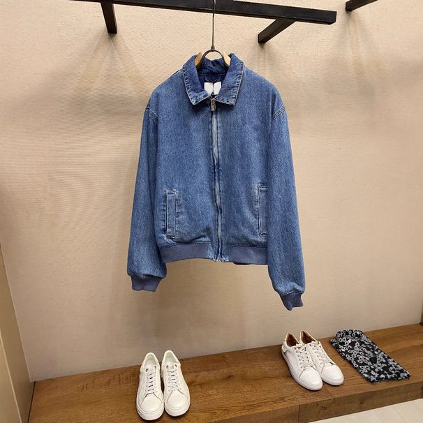 Pulse Pulse High Version 2025 Miu Spring New European And American Style Men's Fashion Sports Casual Denim Jacket_mkmklike.com