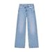 Women's Clothing Retro Street Fashion Waist Design High Waist Casual Loose Straight Jeans_mkmklike.com