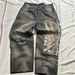 Men's Clothing Trendy Straight Leg Loose Jeans Women's Casual Pants Distressed Print Cropped Y2k For Formal & Casual_mkmklike.com