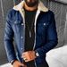 Pulse Pulse 2023 European And American Style Coat Lamb Wool Thickened Denim Men's Winter New Jacket_mkmklike.com