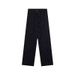 Women's Clothing Black High-Waisted Flared Jeans With Retro Polka Dots – Loose Fit, Slimming, Versatile Straight-Leg Pants_mkmklike.com