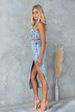 K Fashionable Camisole Vintage Sexy Denim Dress_mkmklike.com