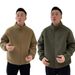 Autumn Winter New Double-Sided Fleece Stand Collar Jacket Men's Trendy Pocket Zipper Simple Solid Color Warm Cardigan_mkmklike.com