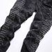 Vintage Punk High Street Slim Fit Distressed Studded Men's Jeans, Black Denim Pants For Teen Boys, Cotton Stretch Skinny Straight Leg Trousers_mkmklike.com