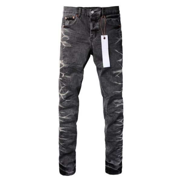 Unisex Y2K Stacked Flared Jeans, Black-Grey Fade With Zigzag Vertical Scratches, Breathable Summer Style_mkmklike.com