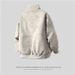 Quilted Thickened Autumn Winter New Protein Soft Leather Jacket American Style Coat Trendy Loose Motorcycle Cotton_mkmklike.com