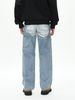 Men's Relaxed Fit Straight Leg Ripped Jeans - Washed Denim Pants For Casual Streetwear (S-XXXL)_mkmklike.com