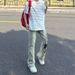 American Vibe Flame Afterimage Retro Micro-pull Jeans Men's Hiphop Casual Slim Straight Trousers Men_mkmklike.com