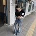 DETW Vintage Washed Blue Jeans – Retro Distressed Denim With Studded Details & Subtle Flare, Unisex High-Street Fashion (S-3XL)_mkmklike.com