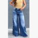 Women's Elegant Wide Leg Jeans Fashionable Versatile American Street Style_mkmklike.com