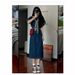 Denim Dress, French Style, 2025 New Women's Clothing, Summer Hot Girl Set, Small Long Skirt, Temperament, Tea Break_mkmklike.com