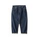 Men's Clothing Men's Wear | Classic Japanese Workwear 14OZ De Sized Selvedge Denim Deep Crotch Wide Leg Loose Fit Men's Jeans_mkmklike.com