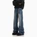 Men's Black Washed Straight Leg Jeans – High Street Drop Crotch Relaxed Fit (M-XXXL, Black/Blue)_mkmklike.com