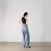 Women's Clothing High Waist Washed Retro Straight Jeans_mkmklike.com