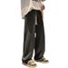 Retro Jeans Spring And Autumn Straight Loose And Comfortable Trendy Brand Wide Leg American High Street Versatile Casual Long Pants Men_mkmklike.com