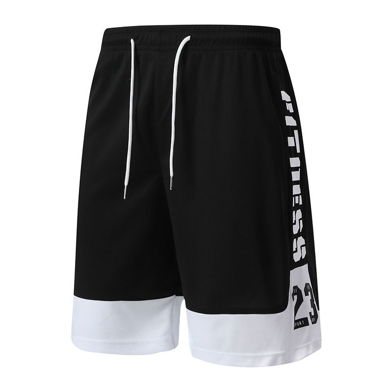 men's clothing new loose sports basketball pants quick-drying plus size plus size casual shorts for teenagers_mkmklike.com