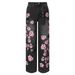 Men's Clothing Peach Blossom Embroidery Fashionable And Casual Simple Loose Wide Leg Casual Jeans_mkmklike.com