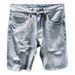 Men's Summer Denim Shorts Trendy Loose Straight Ripped Five Point Pants Brand Ins Trend_mkmklike.com