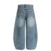 Personalized Multi-Pocket Design Scimitar Jeans For Men Street Fashion Irregular Letter Embroidery Oversized Wide-Leg_mkmklike.com